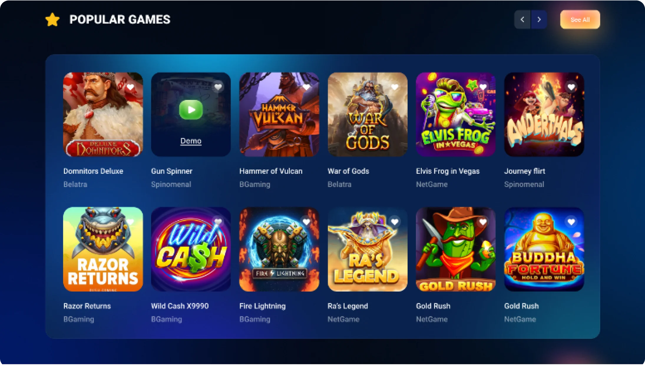 Azur Slot Live Casino